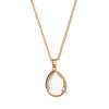 Vintage small accessory with openable DIY pendant, hollow design, transparent box, gold-plated and color preserving