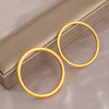Waterproof Polished Stainless Steel Cuff Bracelet Bangles for Women Gold Plated Smooth Metal Openable Bracelets Jewelry