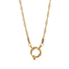 18K Gold Plated Stainless Steel Snake Bone Chain Necklace – Elegant DIY Jewelry, Lightweight & Durable