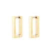 Classic Stainless Steel Hoop Earrings For Women Men Heart Star Oval Rectangle Round Triangle Gold Color Punk Hip Hop Jewelry