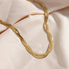 New Herringbone Chain Necklace Bracelets Set