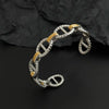 gold-silver plated bracelet