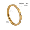 5pcs/set Golden Rings set