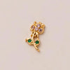 Fashionable and trendy fresh digital rose dragonfly lemon DIY pendant charms jewelry making