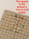 Fashionable and trendy fresh digital rose dragonfly lemon DIY pendant charms jewelry making