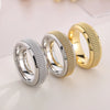 KALEN Waterproof Wedding Ring for Women Men Couple Rings Chunky Geometric Circle Minimalist Ring New Fashion Jewelry Gift