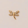 Fashionable and trendy fresh digital rose dragonfly lemon DIY pendant charms jewelry making