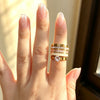 5pcs/set Golden Rings set