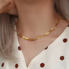 New Herringbone Chain Necklace Bracelets Set