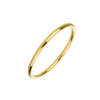 Waterproof Polished Stainless Steel Cuff Bracelet Bangles for Women Gold Plated Smooth Metal Openable Bracelets Jewelry