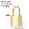 Cute Heart Key Lock Charms for Jewelry Making Supplies Accessories Diy Necklace Bracelet Jewelry Charm Copper CZ Zircon Pendant