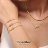 A Set of Necklace Bracelet Chain Charm Jewelry Gift