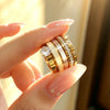 5pcs/set Golden Rings set