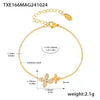 A Set of Necklace Bracelet Chain Charm Jewelry Gift