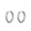 Classic Stainless Steel Hoop Earrings For Women Men Heart Star Oval Rectangle Round Triangle Gold Color Punk Hip Hop Jewelry