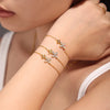 A Set of Necklace Bracelet Chain Charm Jewelry Gift