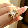 5pcs/set Golden Rings set