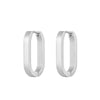 Classic Stainless Steel Hoop Earrings For Women Men Heart Star Oval Rectangle Round Triangle Gold Color Punk Hip Hop Jewelry