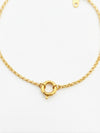 LOVAXE Gold Circle Bracelet